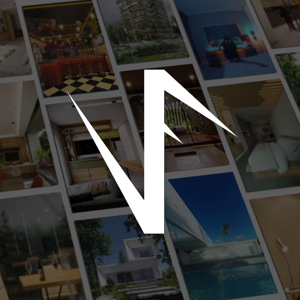 Logo VF3D Archviz - Renderização 3D